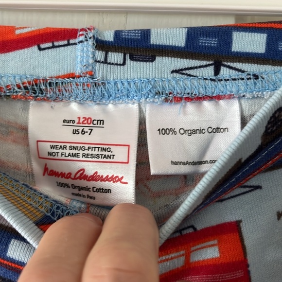 Hanna Andersson Snug Fitting Boys Pajamas Excellent Condition - Picture 6 of 6